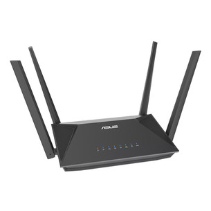 ASUS RT-AX52 (AX1800), Wi-Fi 6, melna - Bezvadu rūteris