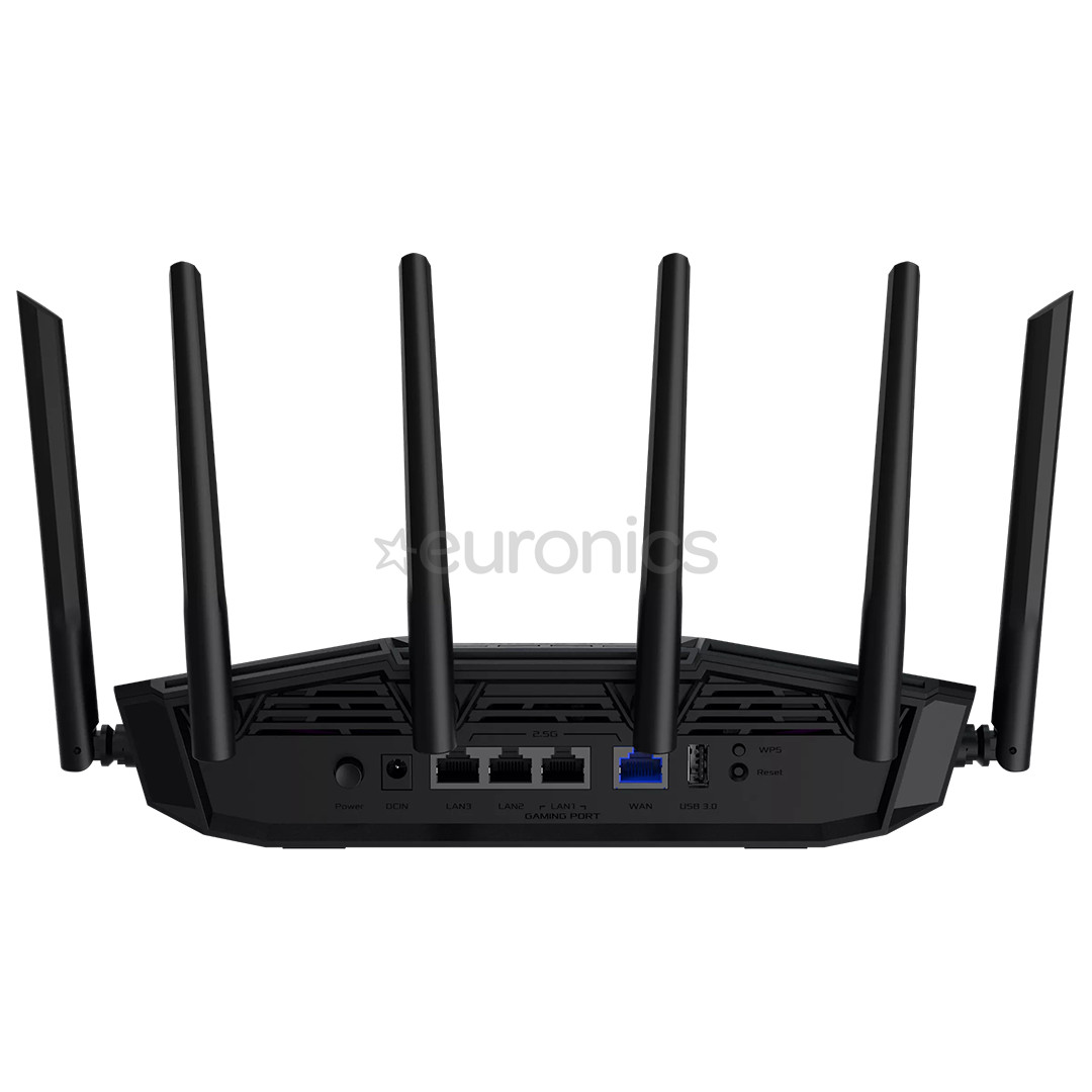 ASUS TUF Gaming BE9400, Wi-Fi 7, melna - Bezvadu rūteris