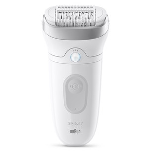 Braun Silk epil 7, Wet & Dry, balta/pelēka - Epilators