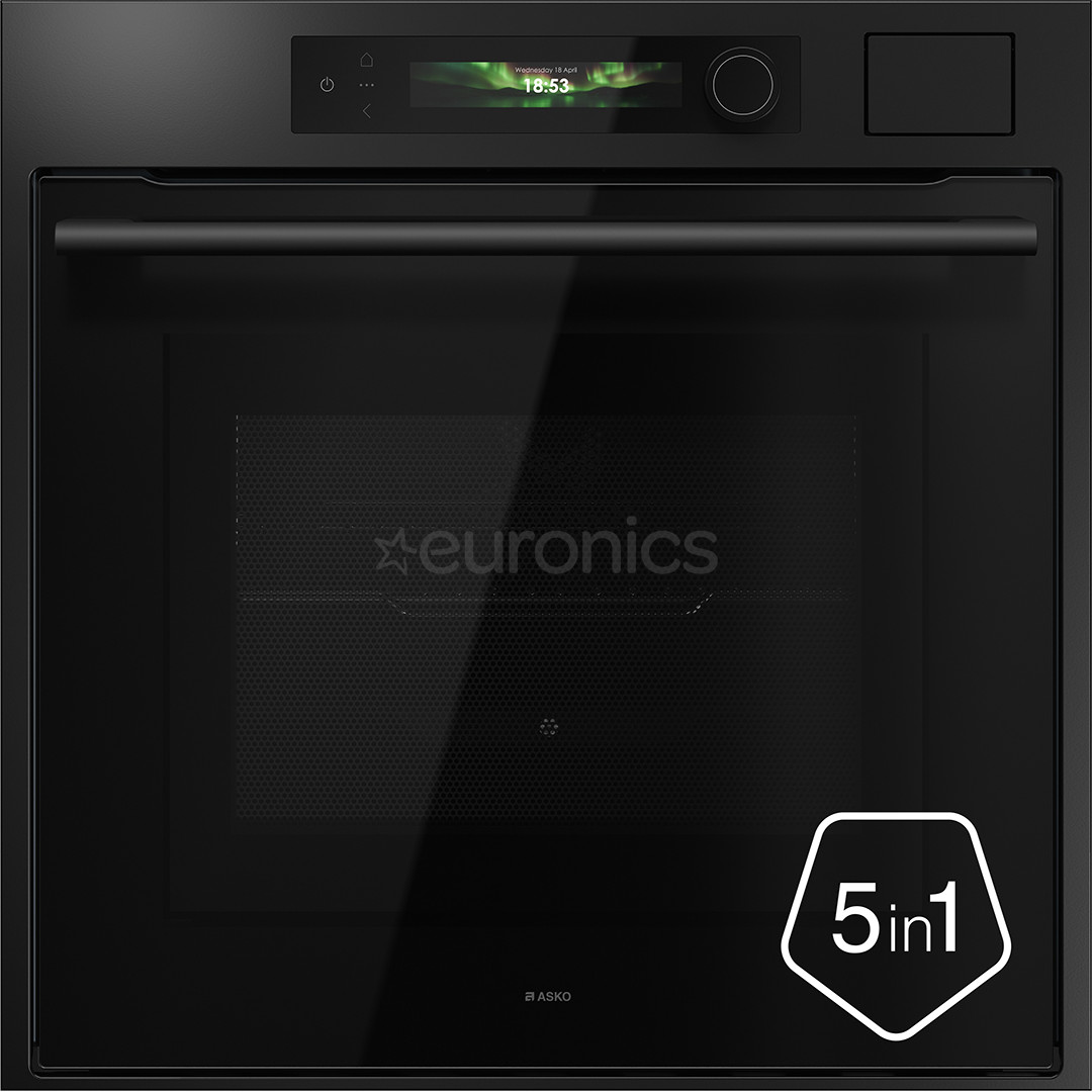 Asko, 68 L, black/grey - Built-in steam oven