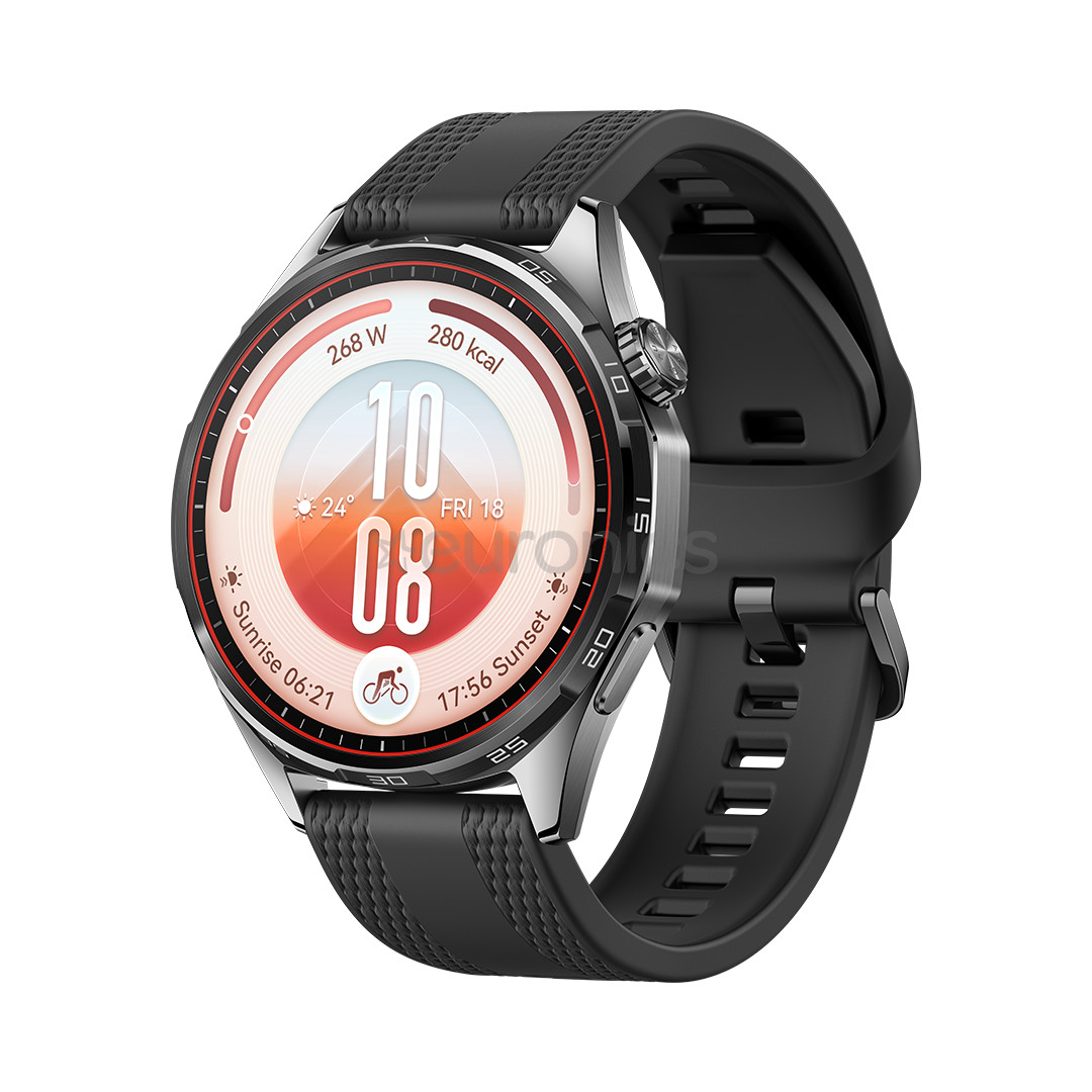 Huawei Watch GT7, 46 mm, nerūsējošā tērauda / melna - Viedpulkstenis