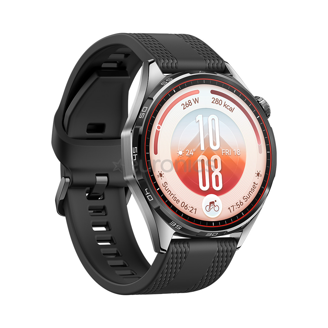 Huawei Watch GT7, 46 mm, nerūsējošā tērauda / melna - Viedpulkstenis