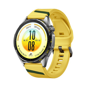 Huawei Watch GT7, 46 mm, nerūsējošā tērauda / dzeltena - Viedpulkstenis