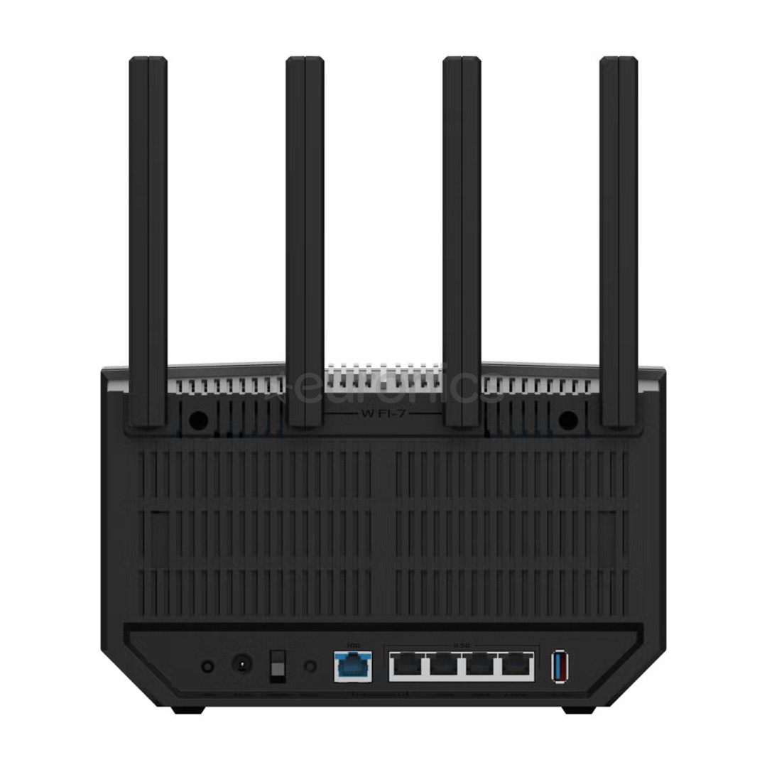 ASUS RT-BE92U, Wi-Fi 7, melna - Bezvadu rūteris