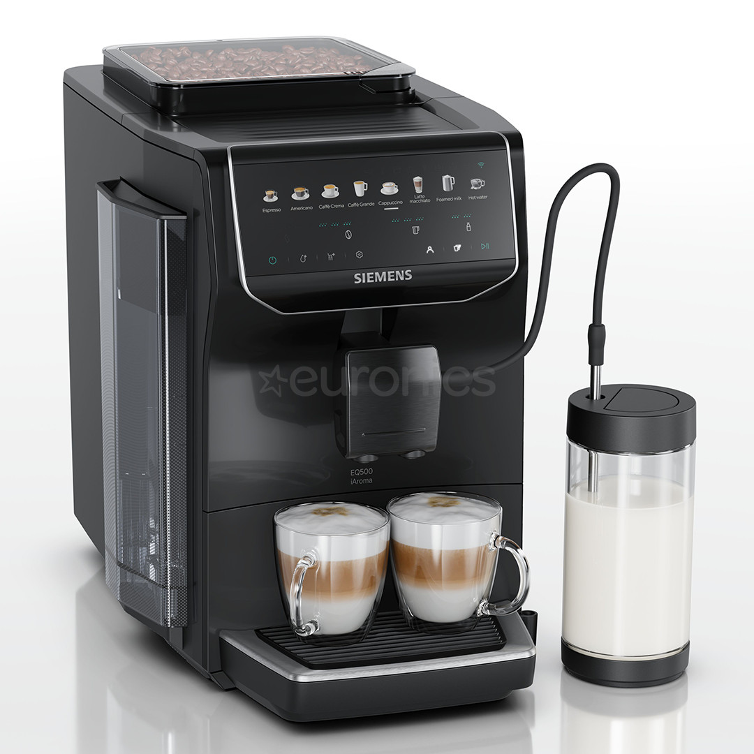 Siemens EQ500 iAroma, melna - Kafijas automāts