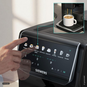 Siemens EQ500 iAroma, melna - Kafijas automāts