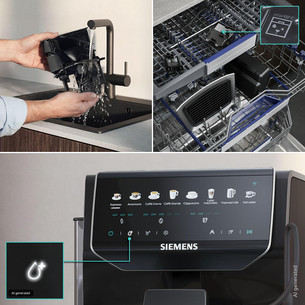 Siemens EQ500 iAroma, melna - Kafijas automāts