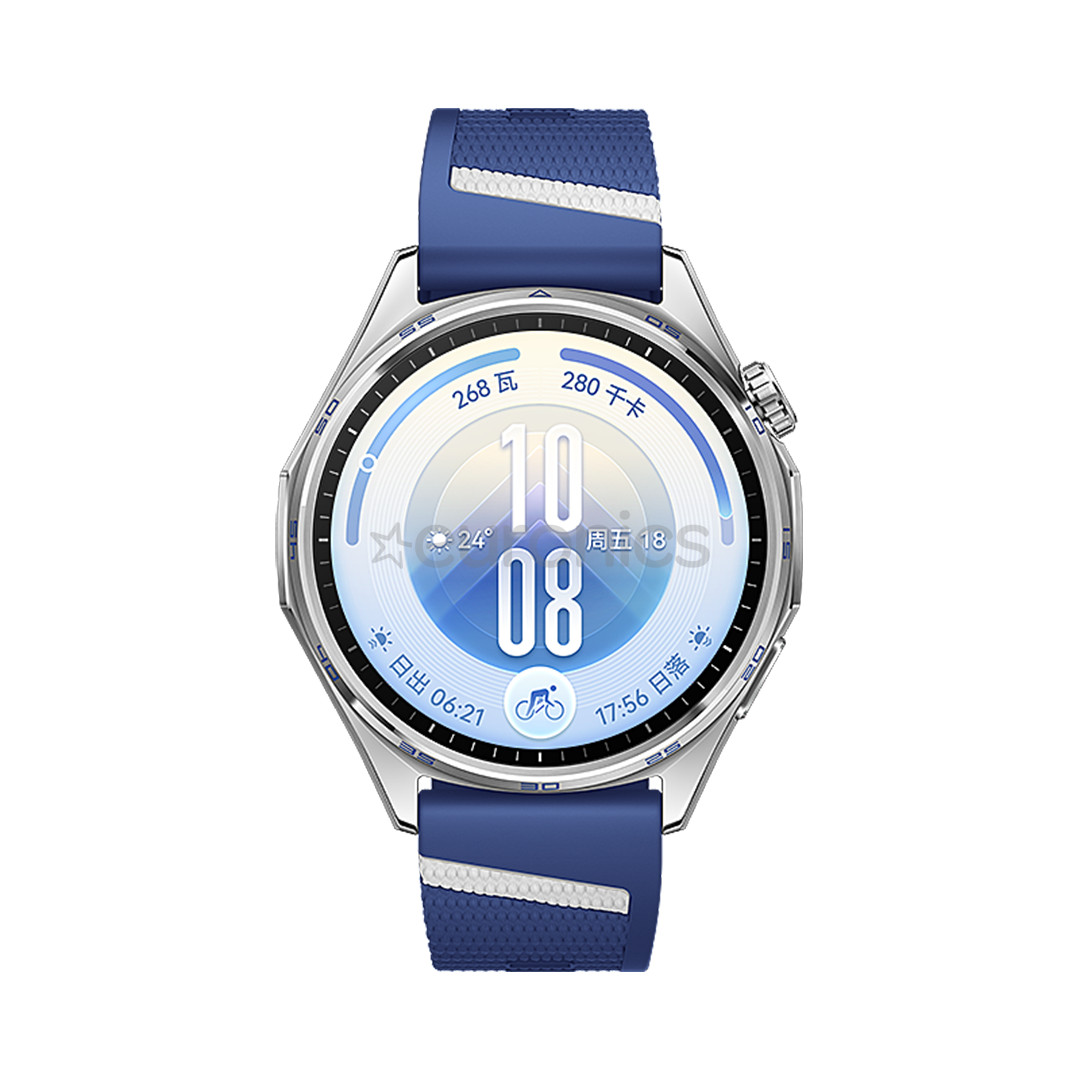 Huawei Watch GT7, 46 mm, nerūsējošā tērauda / zila - Viedpulkstenis