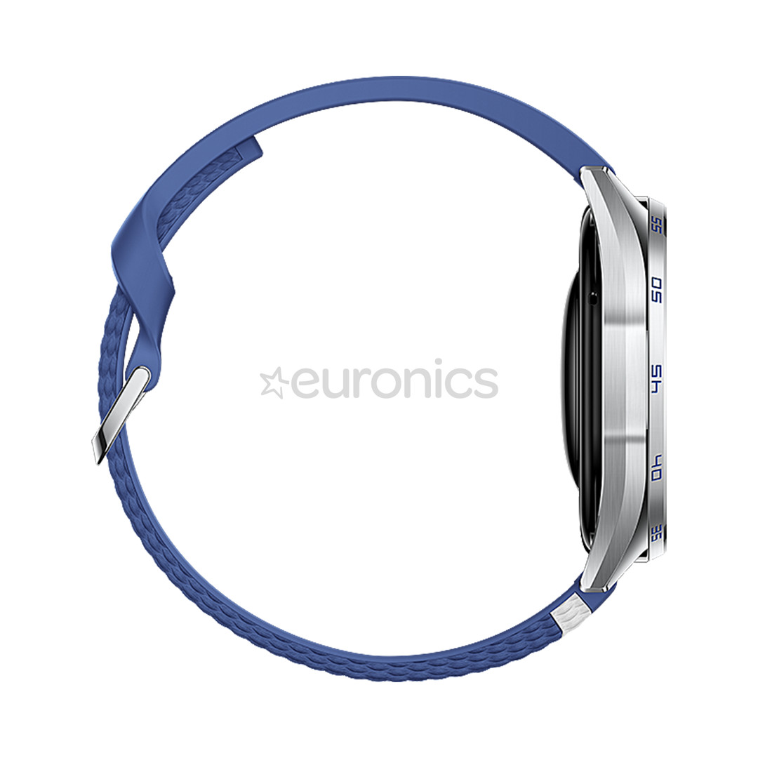 Huawei Watch GT7, 46 mm, nerūsējošā tērauda / zila - Viedpulkstenis