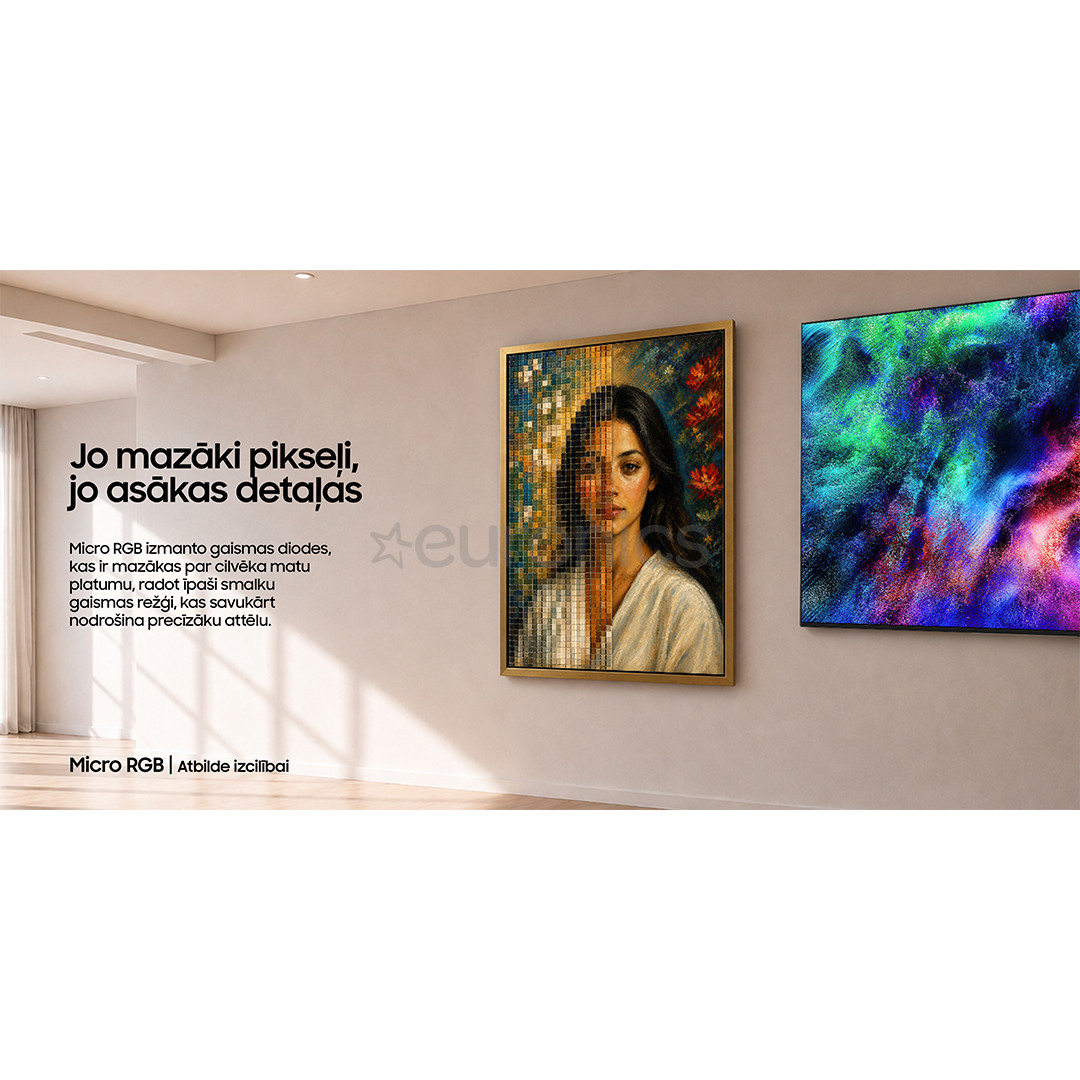 Samsung MR95F, 115'', Micro RGB, 4K UHD, pelēka - Televizors