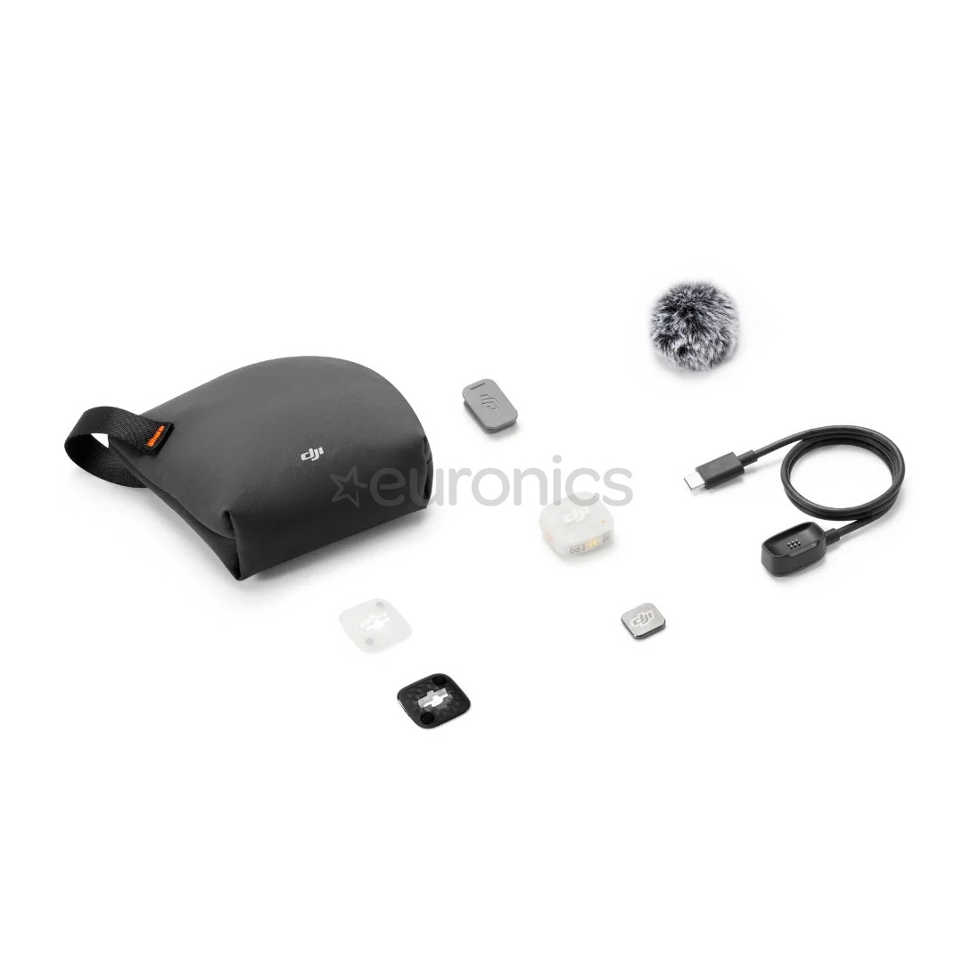 DJI Mic Mini 2S Transmitter, balta - Bezvadu mikrofons