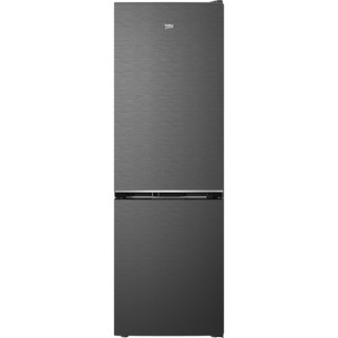 Beko, NoFrost, 370 L, augstums 187 cm, tumša nerūsējošā tērauda - Ledusskapis
