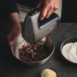 Tefal Powermix Silence, 850 W, tumši pelēka - Rokas mikseris