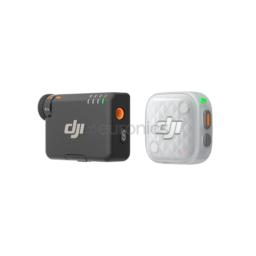 DJI Mic Mini 2S (2 TX + 1 RX + Charging Case), white - Wireless microphone