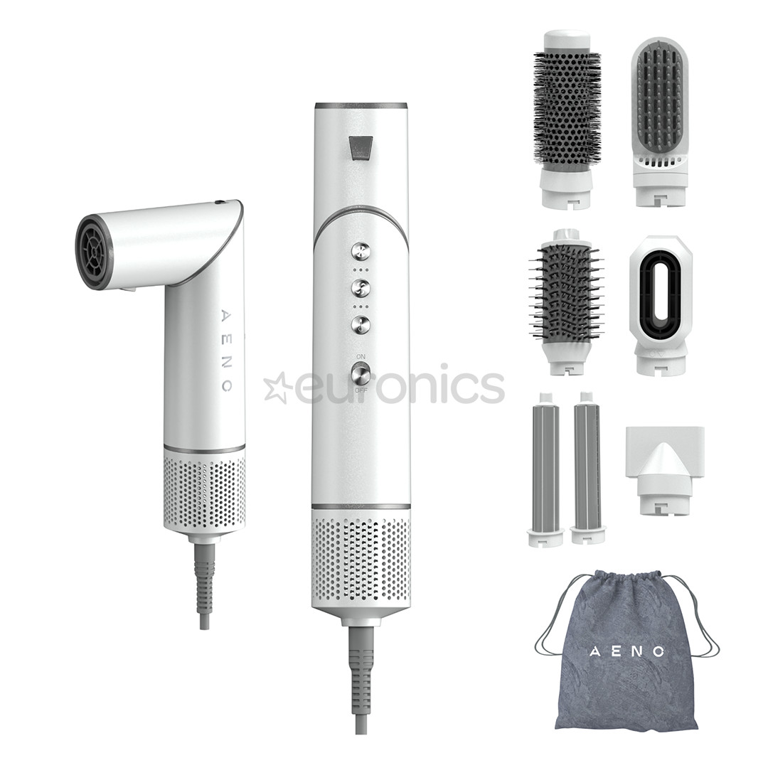 Aeno HS1, 1200 W, white - Hair styler & dryer