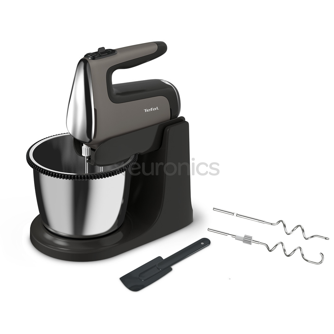 Tefal Powermix Silence, 850 Вт, темно-серый - Ручной миксер с чашей