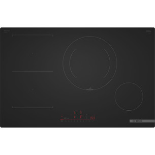 Bosch, Series 6, frameless, width 80.2 cm, black - Built-in induction hob PVS81AHC1E