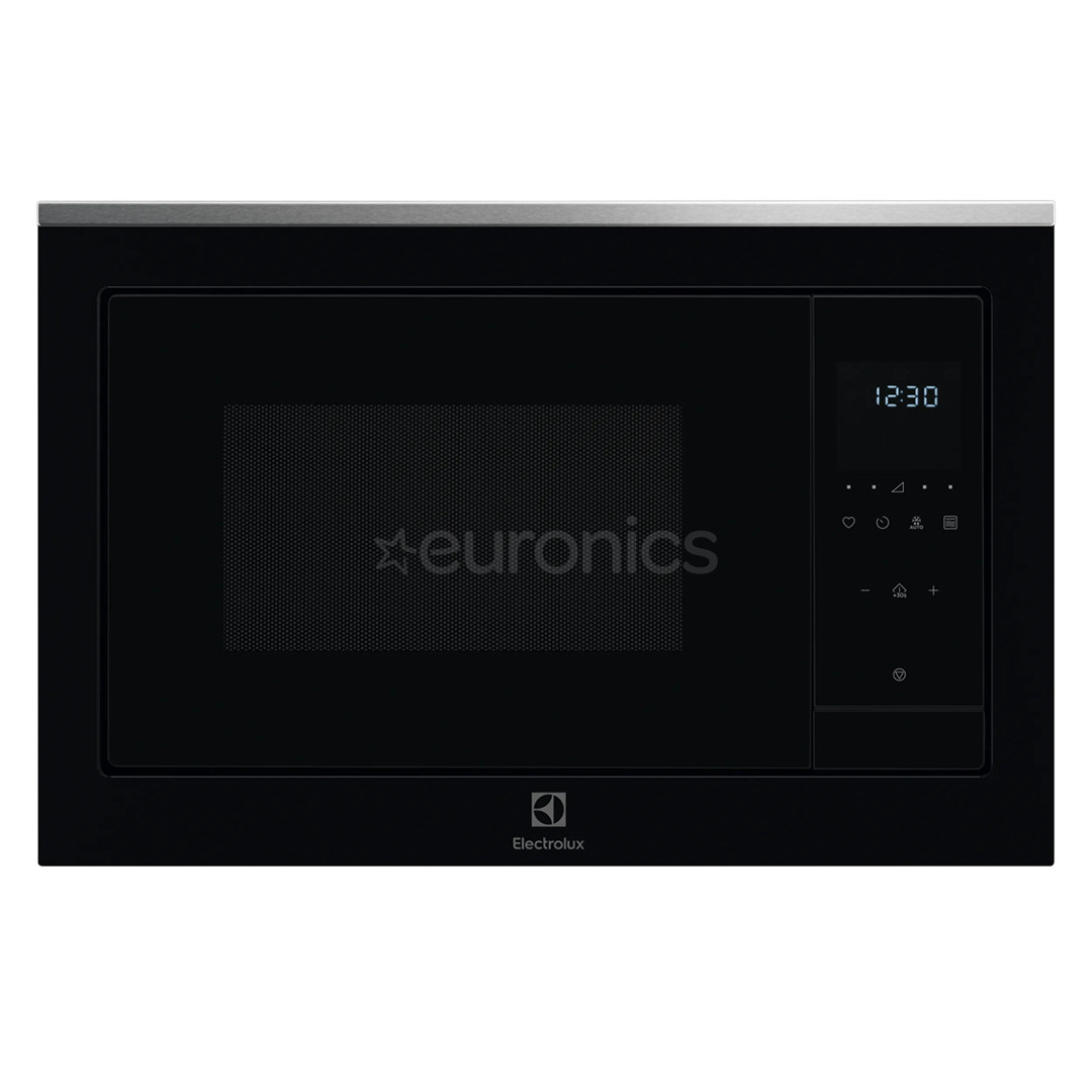 Electrolux 500 series, with grill, 23 L, black - Built-in microwave oven