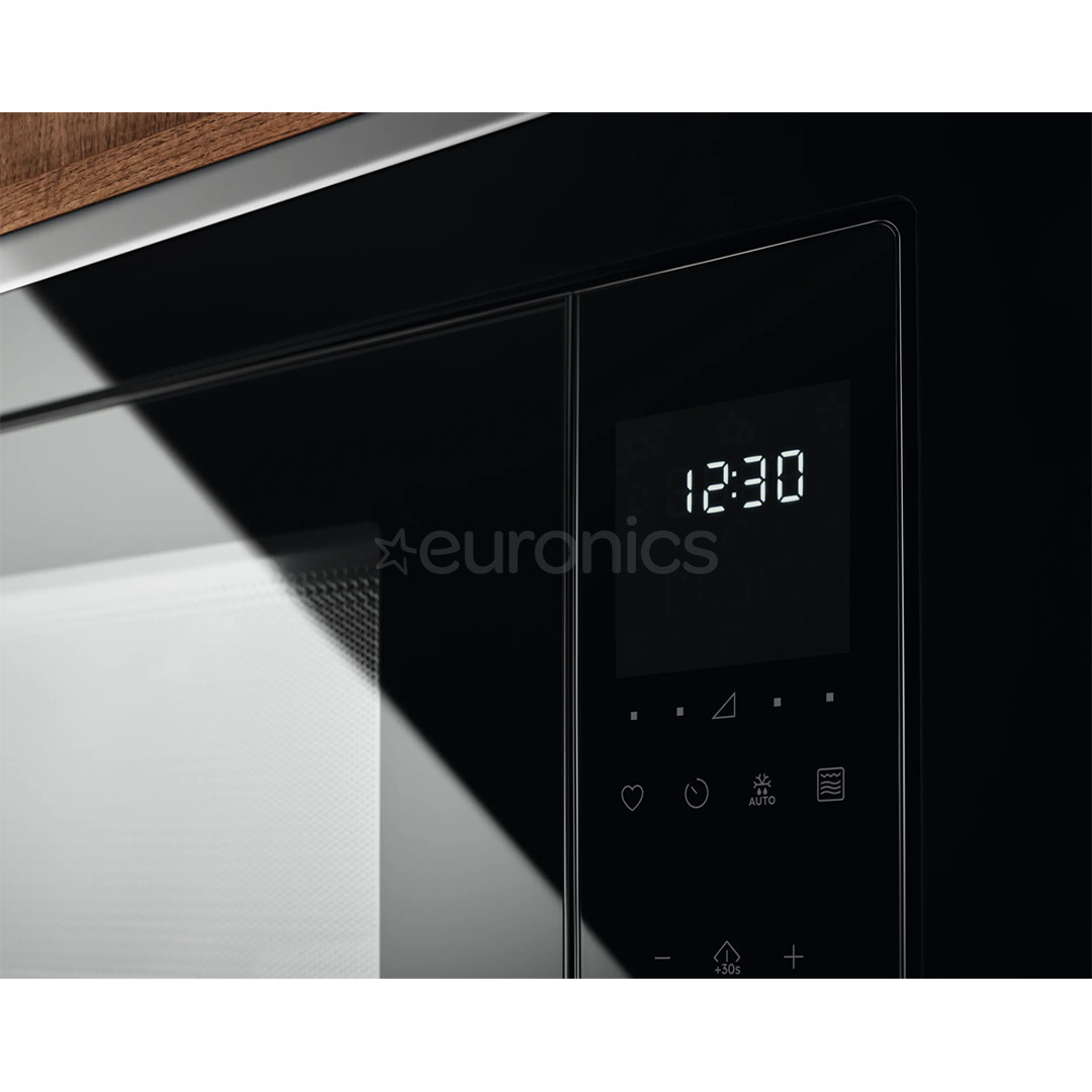 Electrolux 500 series, with grill, 23 L, black - Built-in microwave oven