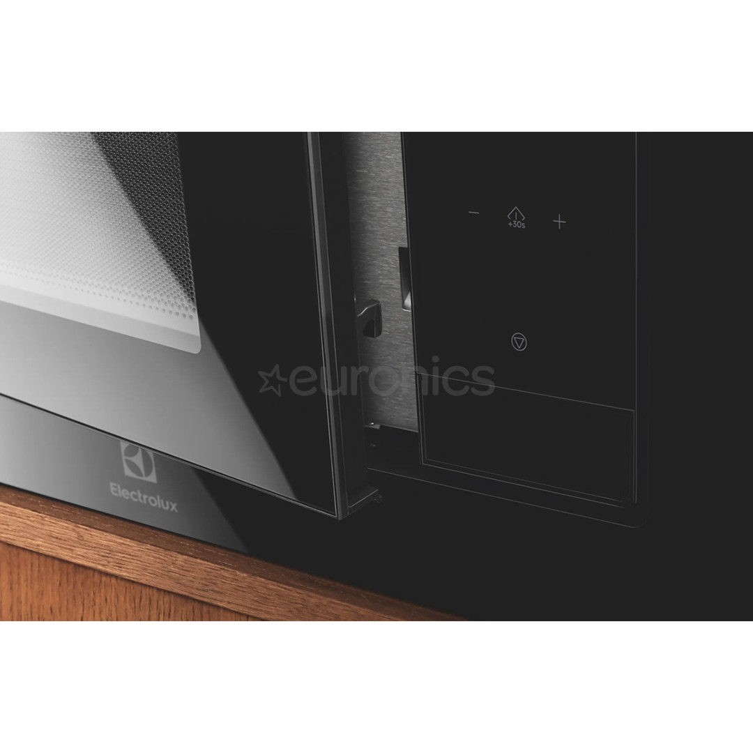 Electrolux 500 series, with grill, 23 L, black - Built-in microwave oven