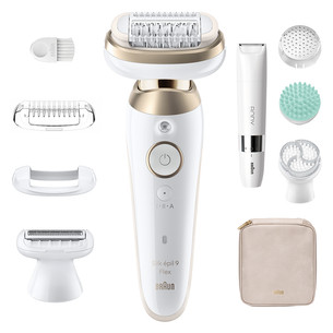Braun Silk épil 9 Flex SkinSpa, Wet & Dry, white - Epilator