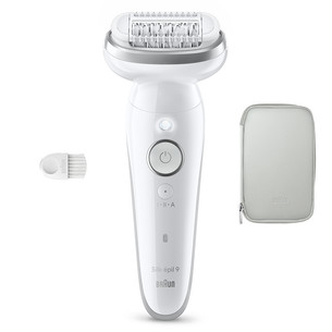 Braun Silk épil 9, Wet & Dry, white - Epilator