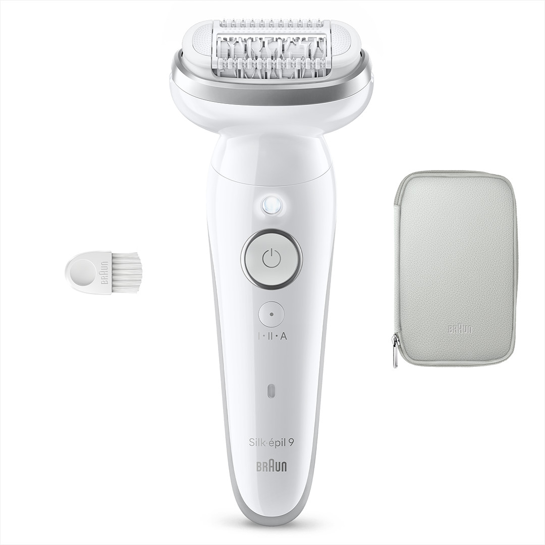 Braun Silk épil 9, Wet & Dry, white - Epilator