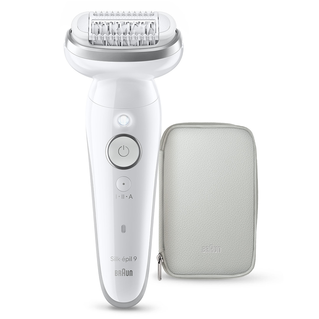 Braun Silk épil 9, Wet & Dry, white - Epilator