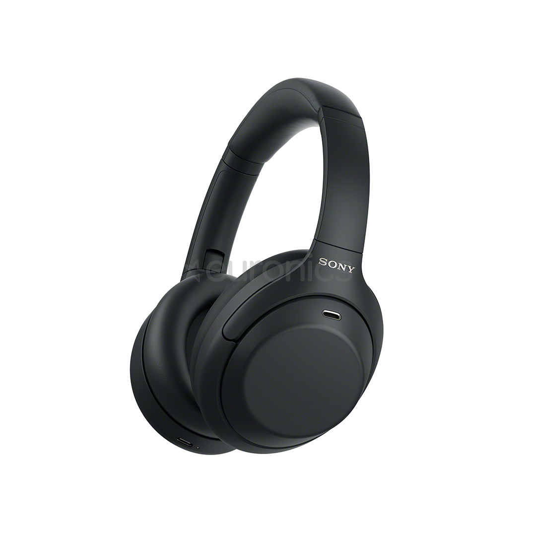 Sony WH-1000XM4C, noise cancelling, black - Wireless headphones