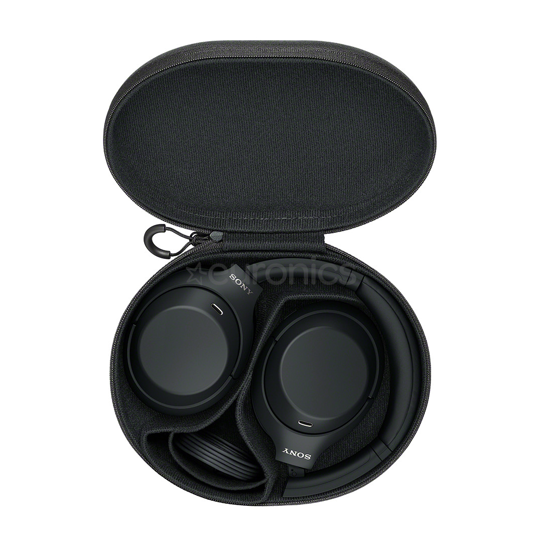 Sony WH-1000XM4C, noise cancelling, black - Wireless headphones