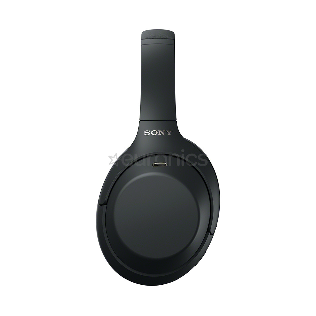 Sony WH-1000XM4C, noise cancelling, black - Wireless headphones