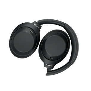 Sony WH-1000XM4C, noise cancelling, black - Wireless headphones
