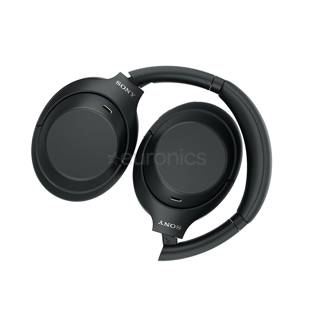 Sony WH-1000XM4C, noise cancelling, black - Wireless headphones