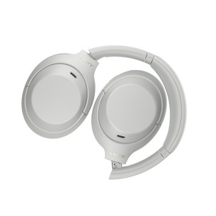 Sony WH-1000XM4C, шумоподавление, серебристый - Беспроводные наушники