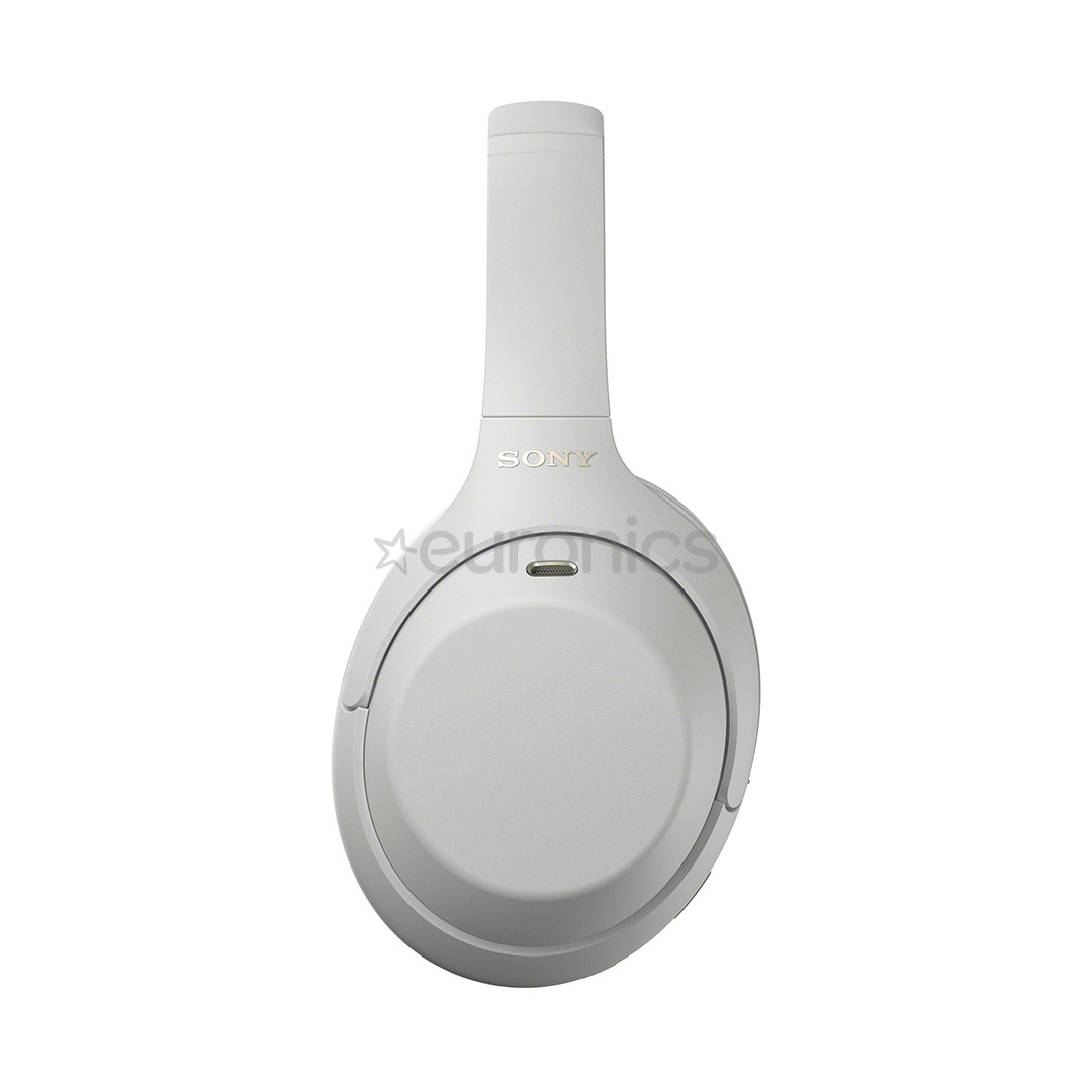 Sony WH-1000XM4C, шумоподавление, серебристый - Беспроводные наушники