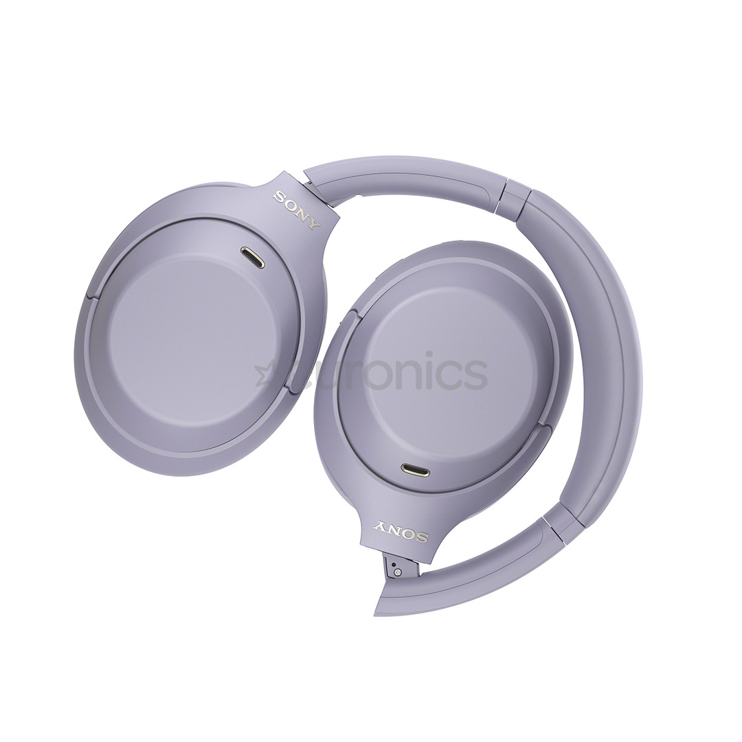 Sony WH-1000XM4C, trokšņu slāpēšana, lillā - Bezvadu austiņas