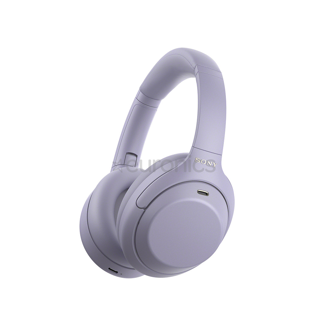 Sony WH-1000XM4C, trokšņu slāpēšana, lillā - Bezvadu austiņas