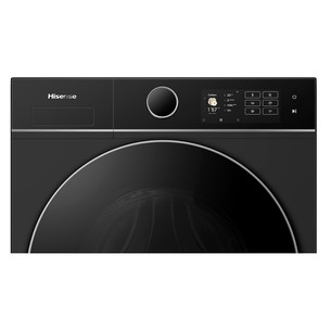 Hisense, 12 kg / 8 kg, depth 59.5 cm, 1400 rpm, black - Washer-Dryer Combo