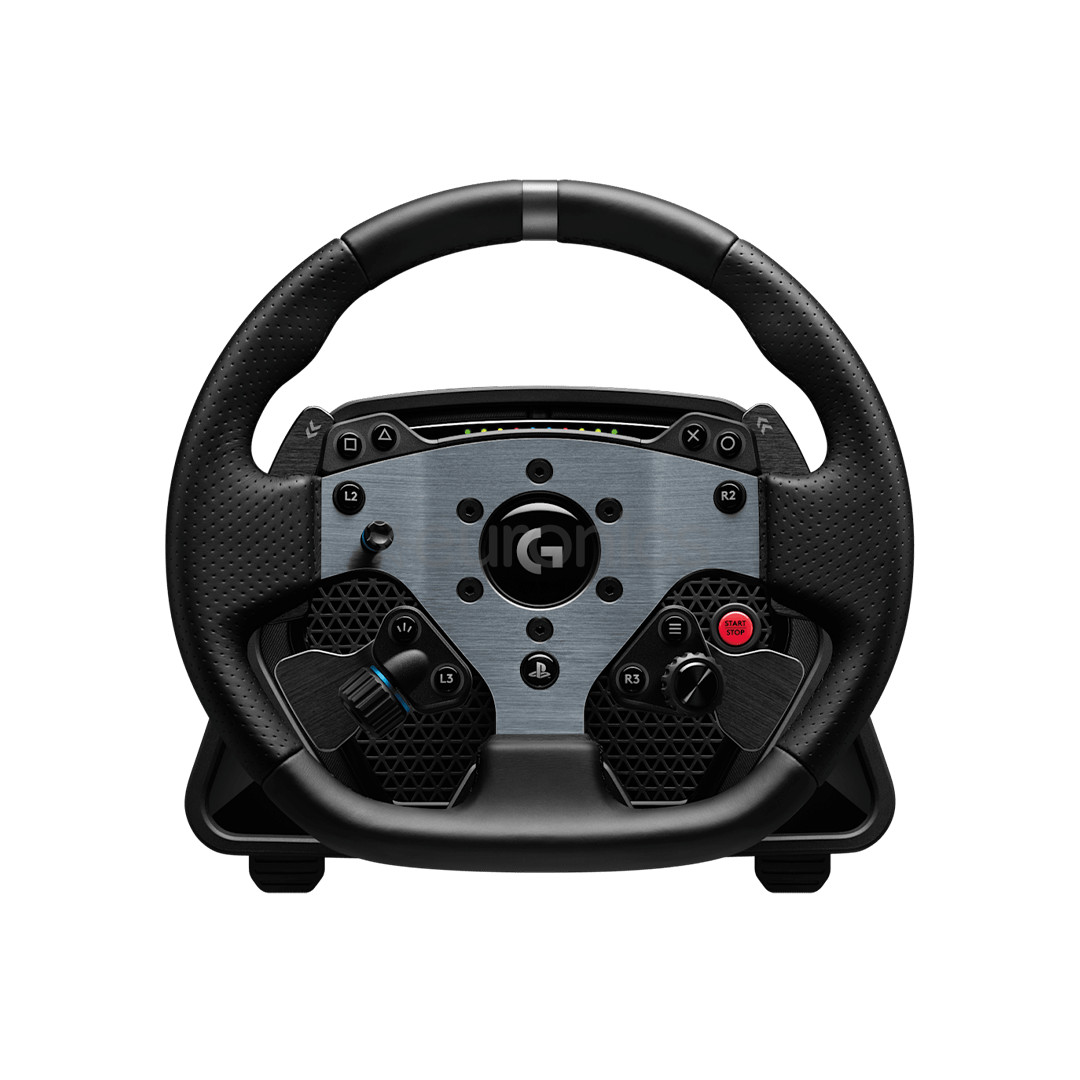 Logitech G Pro Racing Wheel, PC/PlayStation, черный - Комплект с рулем для симулятора
