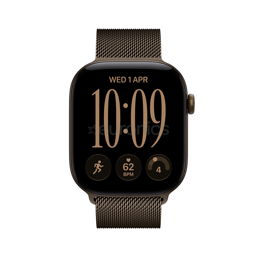 Apple Watch 12, 42 mm, GPS+5G, alumīnijs, Milanese Loop, bronza / bronza - Viedpulkstenis