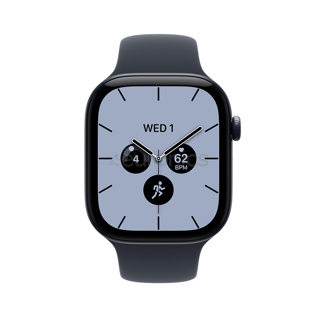 Apple Watch 12, 46 mm, GPS+5G, keramika, sport band, M/L, tumši zila - Viedpulkstenis