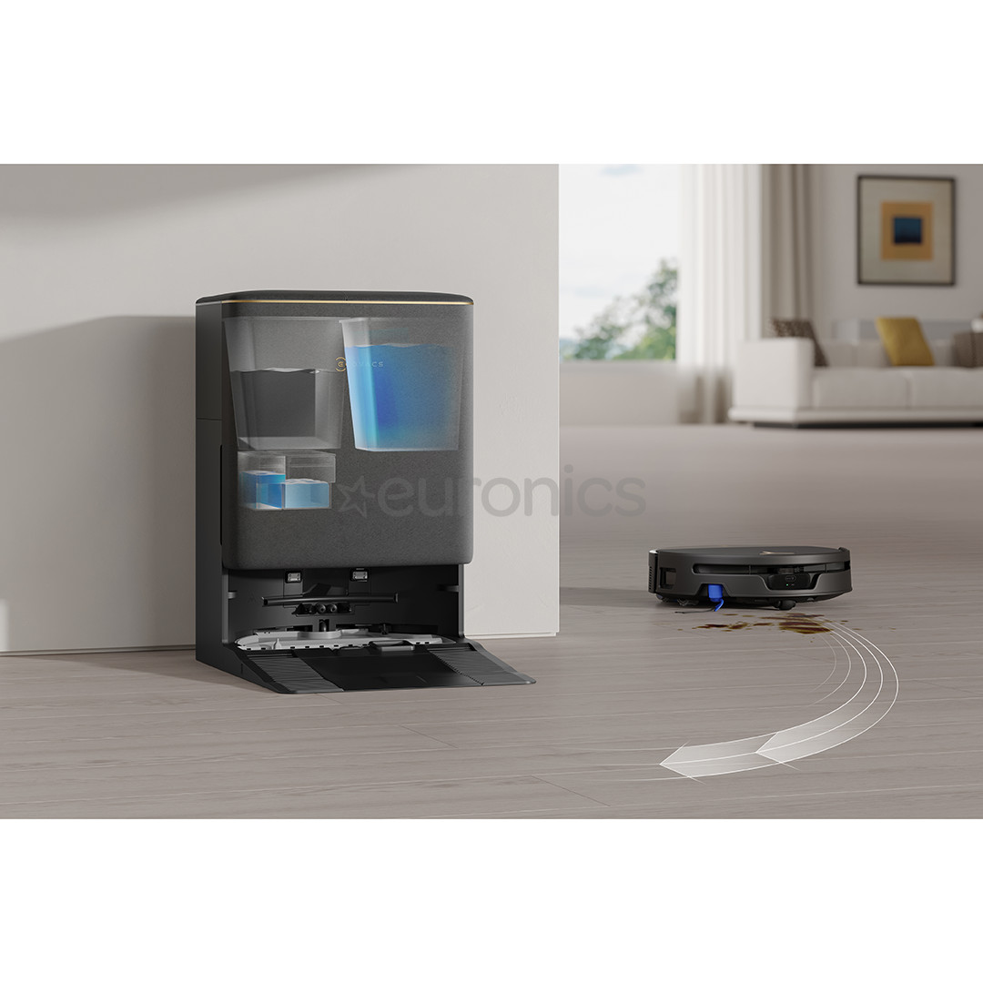 Ecovacs Deebot T90S Pro Omni, Wet & Dry, melna - Robots putekļu sūcējs