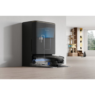 Ecovacs Deebot T90S Pro Omni, Wet & Dry, melna - Robots putekļu sūcējs