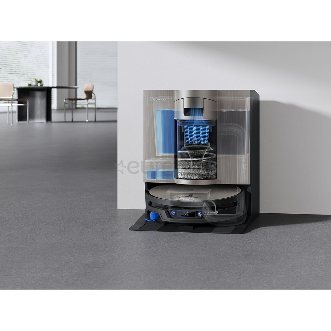 Ecovacs Deebot X12S OmniCyclone, wet & dry, grey - Robot vacuum cleaner
