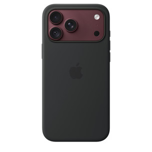 Apple Silicone Case with Magsafe, iPhone 18 Pro Max, melna - Apvalks viedtālrunim