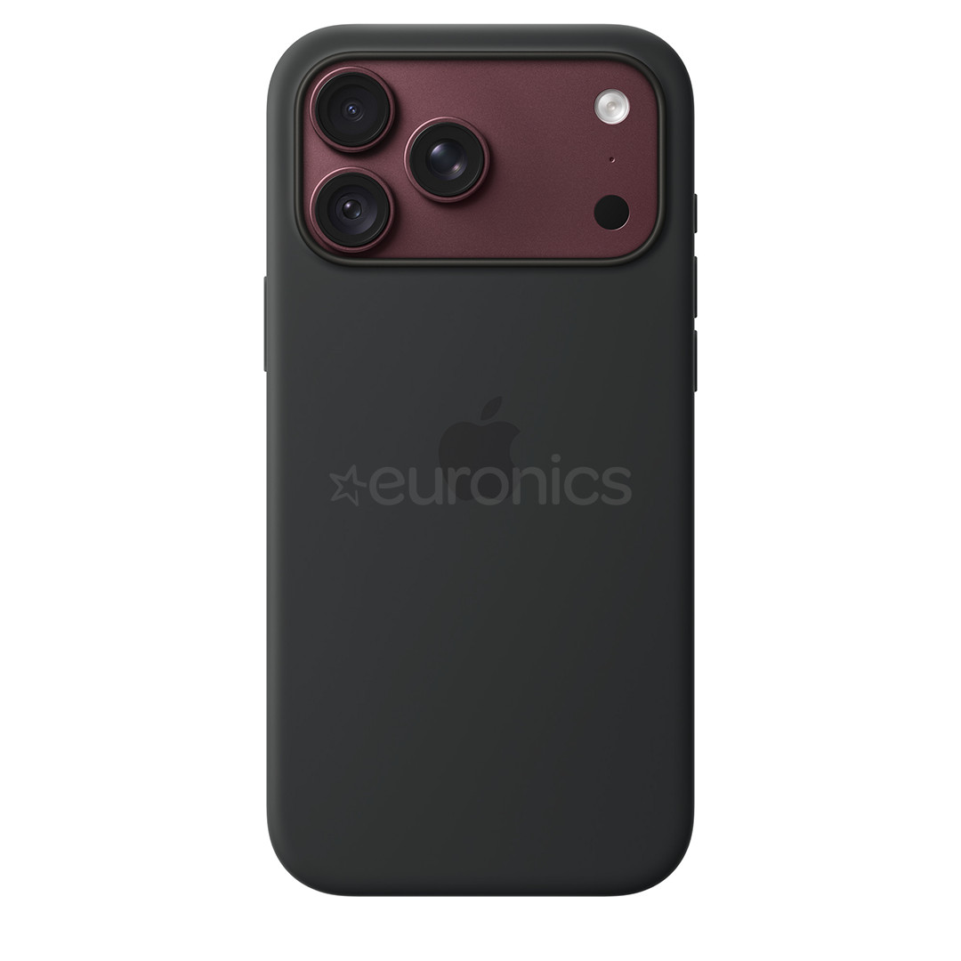 Apple Silicone Case with Magsafe, iPhone 18 Pro Max, melna - Apvalks viedtālrunim