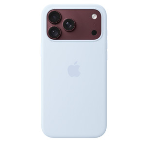 Apple Silicone Case with Magsafe, iPhone 18 Pro Max, голубой - Чехол