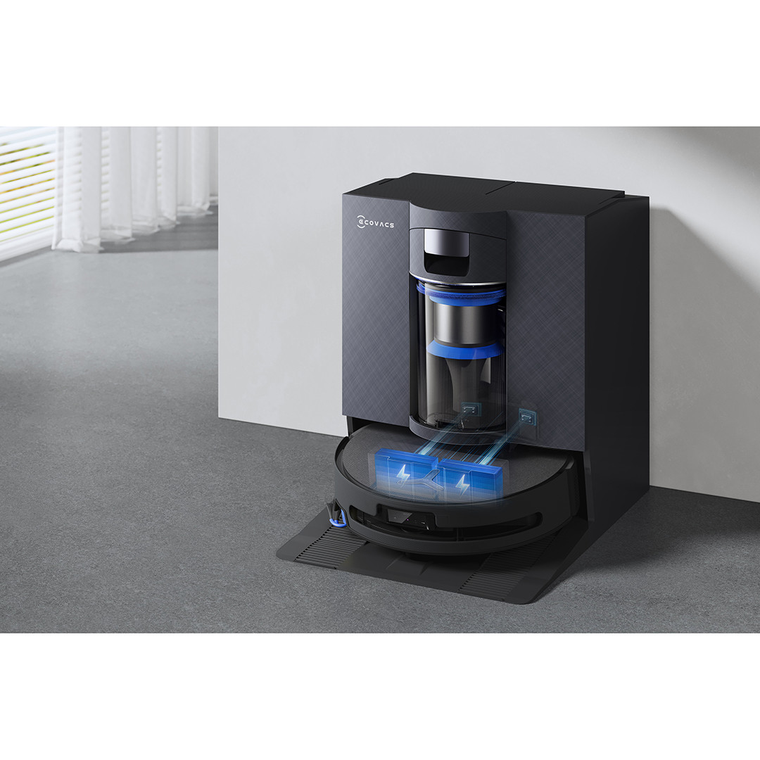 Ecovacs Deebot  X11S OmniCyclone, care kit, Wet & Dry, melna - Robots putekļu sūcējs