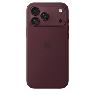 Apple Silicone Case with Magsafe, iPhone 18 Pro Max, темно-красный - Чехол MK914ZM/A