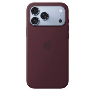 Apple Silicone Case with Magsafe, iPhone 18 Pro Max, tumši sarkana - Apvalks viedtālrunim